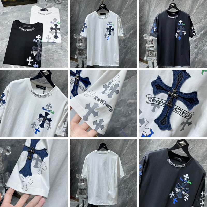 26Ss Cross-Border Correct Version 320g High-Quality Premium Fabric Cross Sanskrit T-Shirt