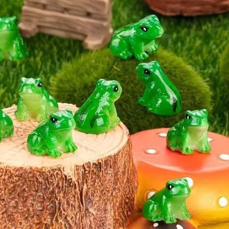 水族摆件青蛙地中海风格树脂摆件微景观摆件创意装饰摆件现货批发