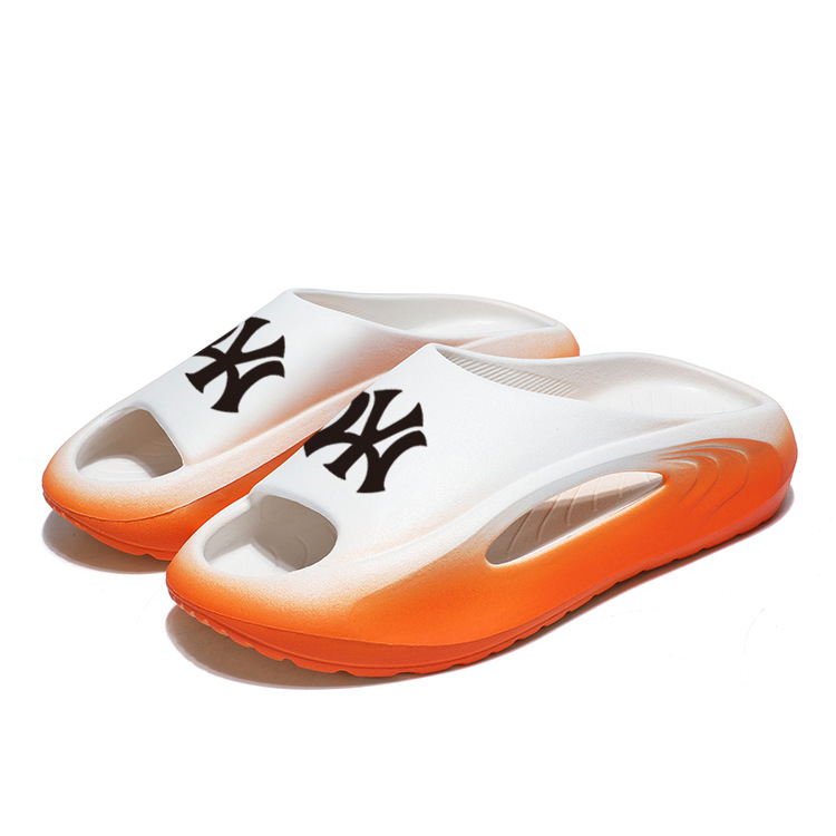 Zapatillas para hombres y mujeres nuevas zapatillas rojas de red EVA, zapatillas de piso grueso y suave transfronterizas.