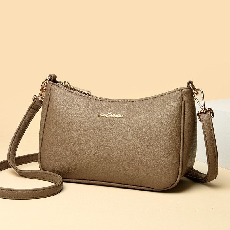 Wholesale Women's Bags 2025 New Style Shoulder Underarm Bag Versatile Elegant Middle-Aged Ladies' Mom Crossbody Bag Dropshipping