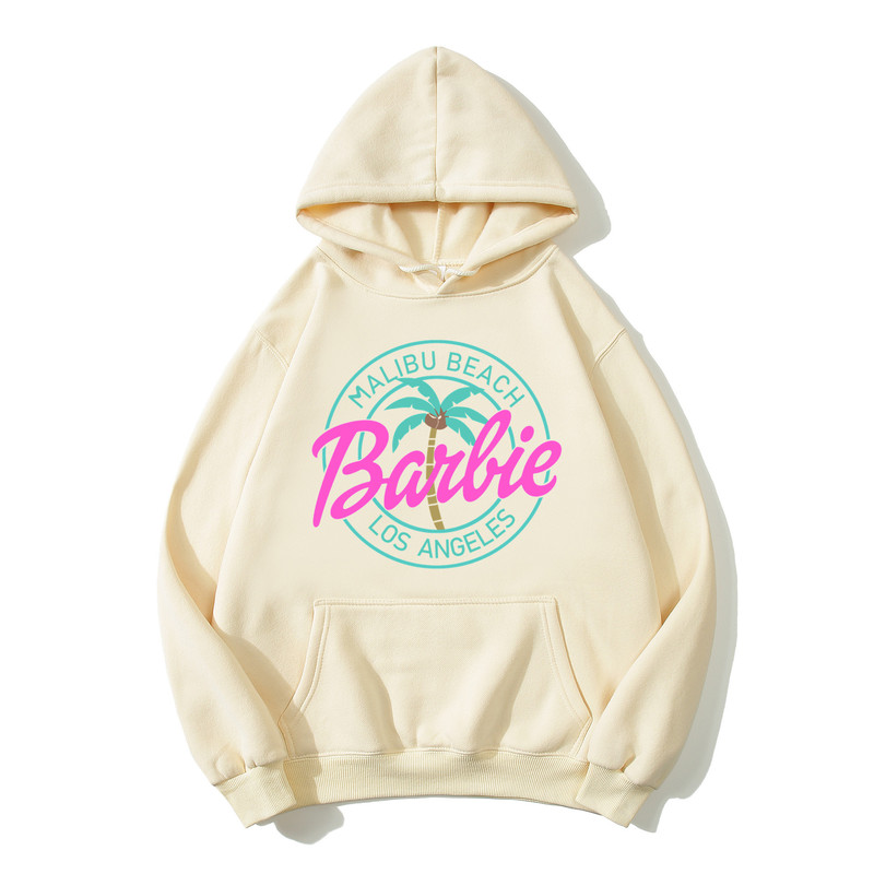 Barbie Let's Go Printed Pattern Ebay Hot-Selling European and American Style Fleece Cotton Sweatshirt Hoodie Barbie Let's Go Printed Pattern Ebay Hot-Selling European and American Style Fleece Cotton Sweatshirt Hoodie