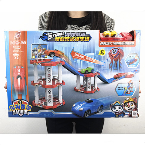 Children's ejection alloy car pull-back car car model track sports car boy toy big gift stall manufacturers