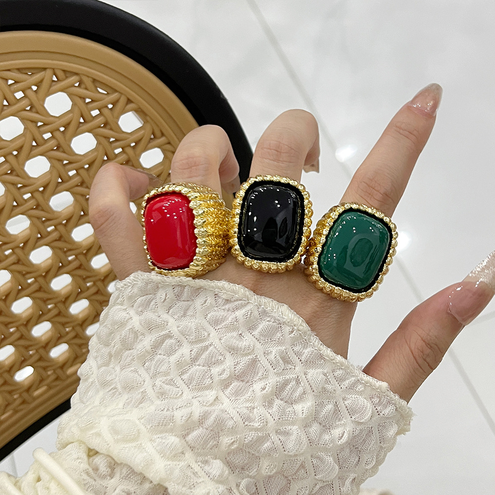31g Weight Rings Classification Vintage Style Classic Style Geometric Alloy Plating Women's Rings