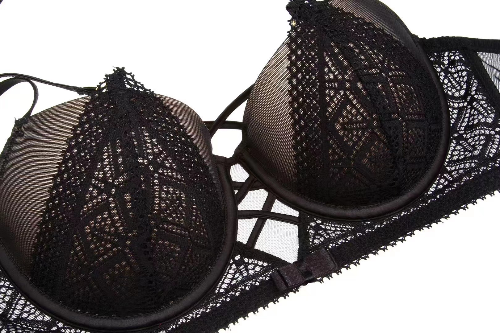 2023 Nuova biancheria intima sexy in pizzo con cinturino grande per il braccialetto in acciaio con raccolta di piccoli petto da donna per evitare cedimenti e avvolgimento_voghion.com