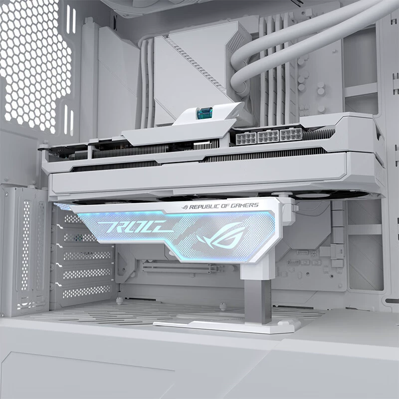 ROG XH01 Hercules видеокарта держатель Divine Light Synchronization/ROG XH01 Hercules кронштейн White