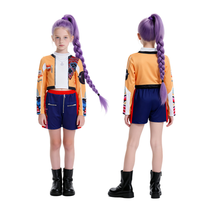 K-POP魔女ハンターグループコスプレ衣装スーパースタールミゾイコスプレ映画子供服魔女ハンターグループ|undefined