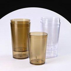 ビュッフェカップ商用水カップPC透明プラスチックカップホテルレストランレストランドリンクカップビールカップティーカップ