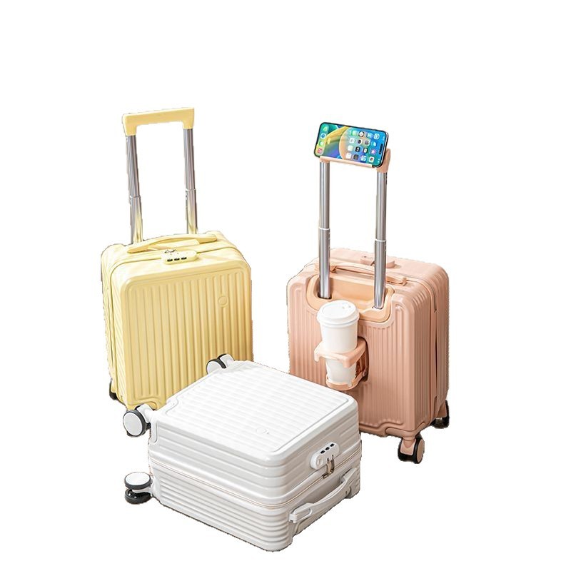 春秋航空搭乗可能 14 インチ 20x30x40CM 小型軽量搭乗スーツケースかわいいユニバーサルホイールパスワードボックス|undefined