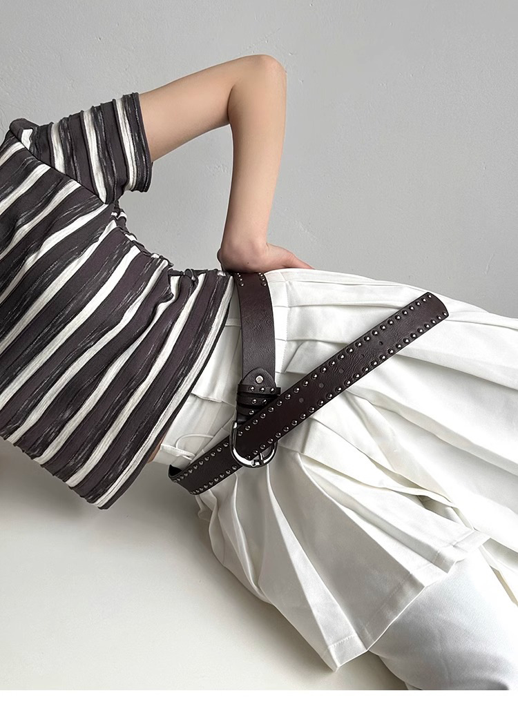 100g Weight Belt Classification 1 Piece Quantity Holiday, Street Occasion Pu Leather, Alloy Material Solid Color Pattern All Seasons Season Women's Gender Simple Style, Streetwear Style Simple Style Streetwear Solid Color Pu Leather Alloy Women's Leather Belts 19