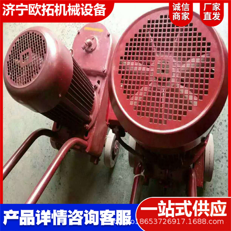 手推式除锈机钢管铁板槽钢彩钢瓦电动打磨抛光甲板船用除锈机