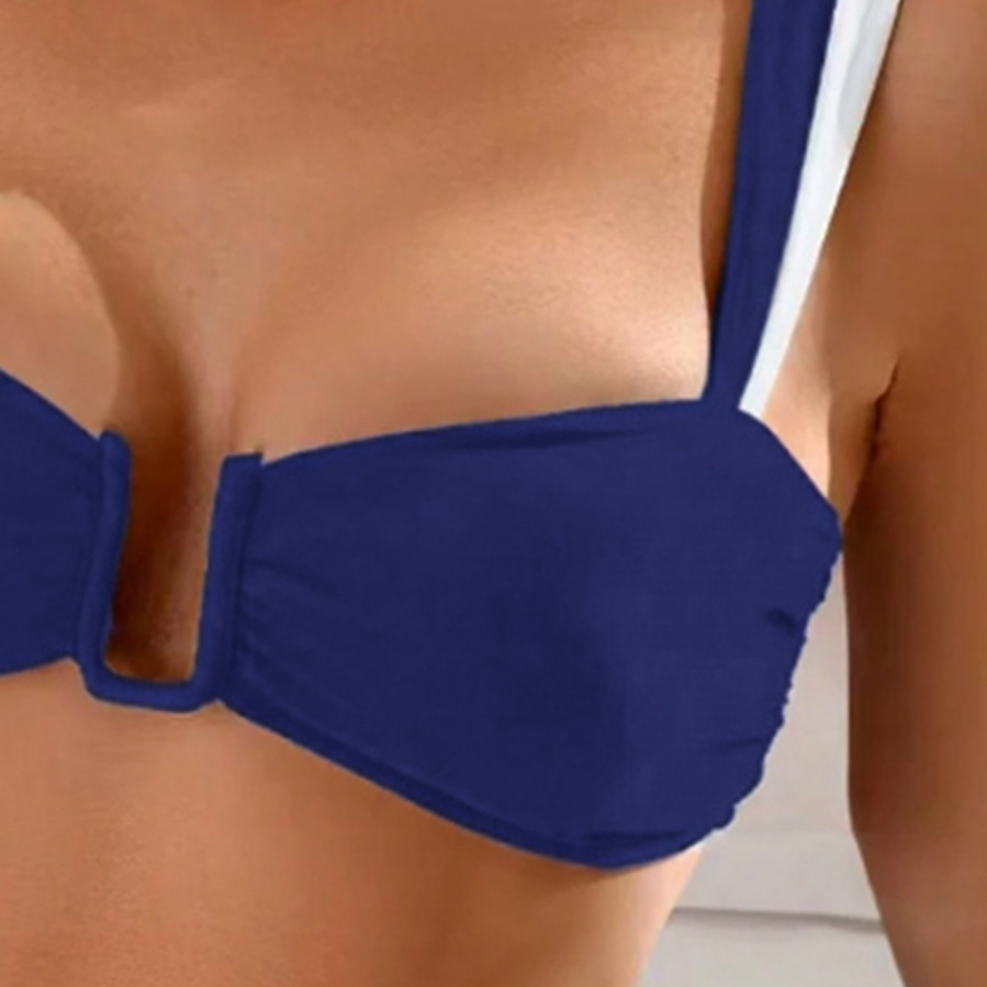 Bikini set met push-up en hoge taille tweedelige badmode dames_voghion.com