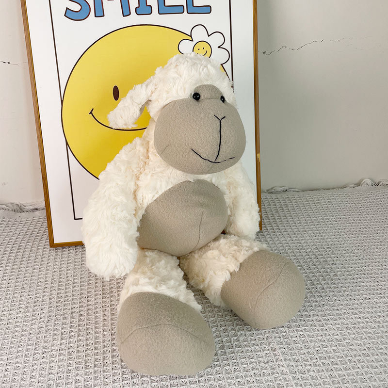 Wholesale Small White Wool Plush Toy Sheep Doll Cloth Doll for Girlfriend Holiday Gift Cross Comfort Cloth Doll Wedding Wholesale Small White Wool Plush Toy Sheep Doll Cloth Doll for Girlfriend Holiday Gift Cross Comfort Cloth Doll Wedding