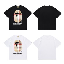 BAPE TShirt 2024SS�ļ�Գ���^С�����Բ���Ůͬ�����A�IT����