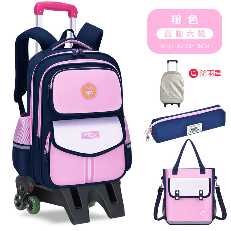 26 nuevas mochilas de tirón para estudiantes de primaria de grado uno, dos, tres a seis mochilas impermeables para niños de gran capacidad