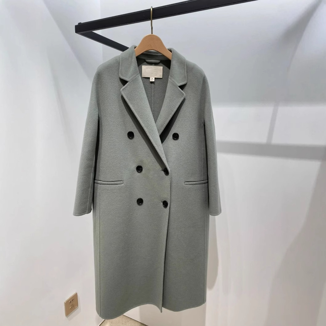 【亏清480】小禾原厂出货双面羊毛大衣女高级感2024冬季毛呢外套