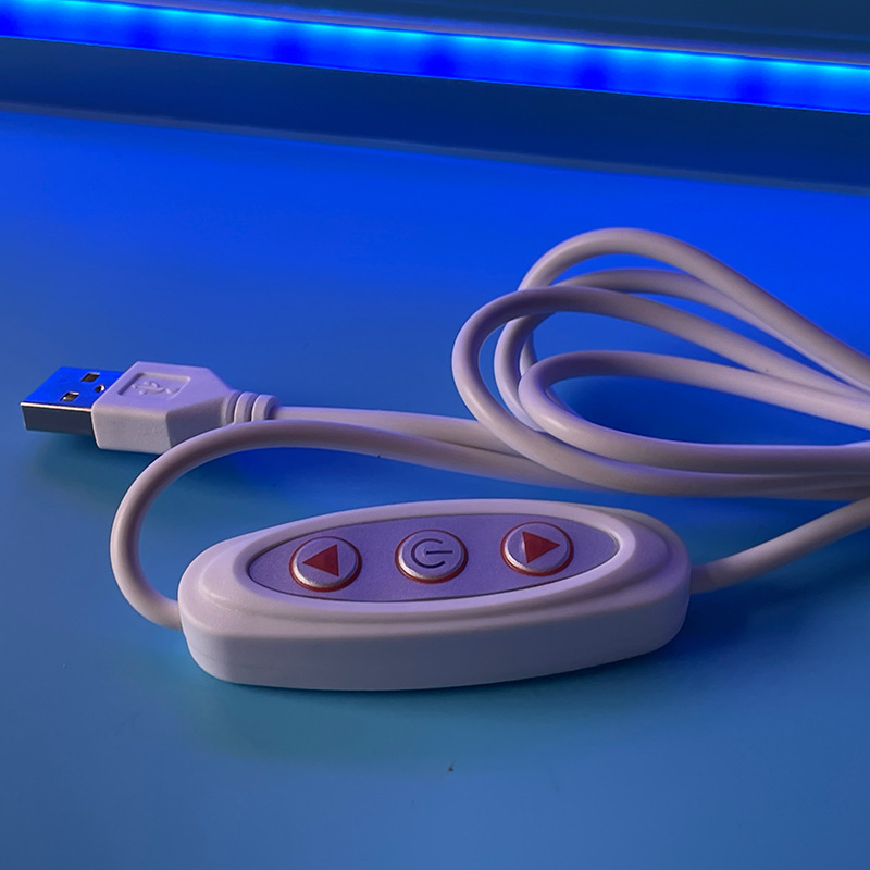 USB スイッチ無段階調光 LED 単色 RGB ネオンライト 5v/12v 制御ライン発光ワード電源コード|undefined