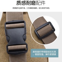 New Durable Canvas Waist Bag for Men Outdoor Sports Waist Bag Multifunctional Running Waist Bag for Women Wallet Phone Bag