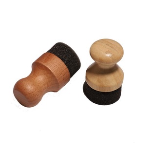 Cross-border hot sale kitchen bamboo cutting board oil wax applicator working desktop oiling sponge bamboo oiling tool