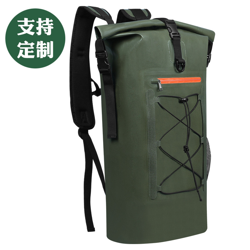 Waterproof motorcycle backpack, outdoor sports mountaineering waterproof storage bag, swimming travel large-capacity rainproof backpack