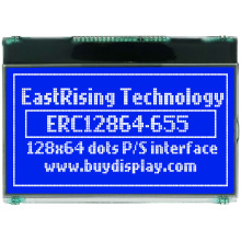 超薄2.8寸LCD12864液晶屏/128x64图形点阵COG液晶模块/蓝底白字