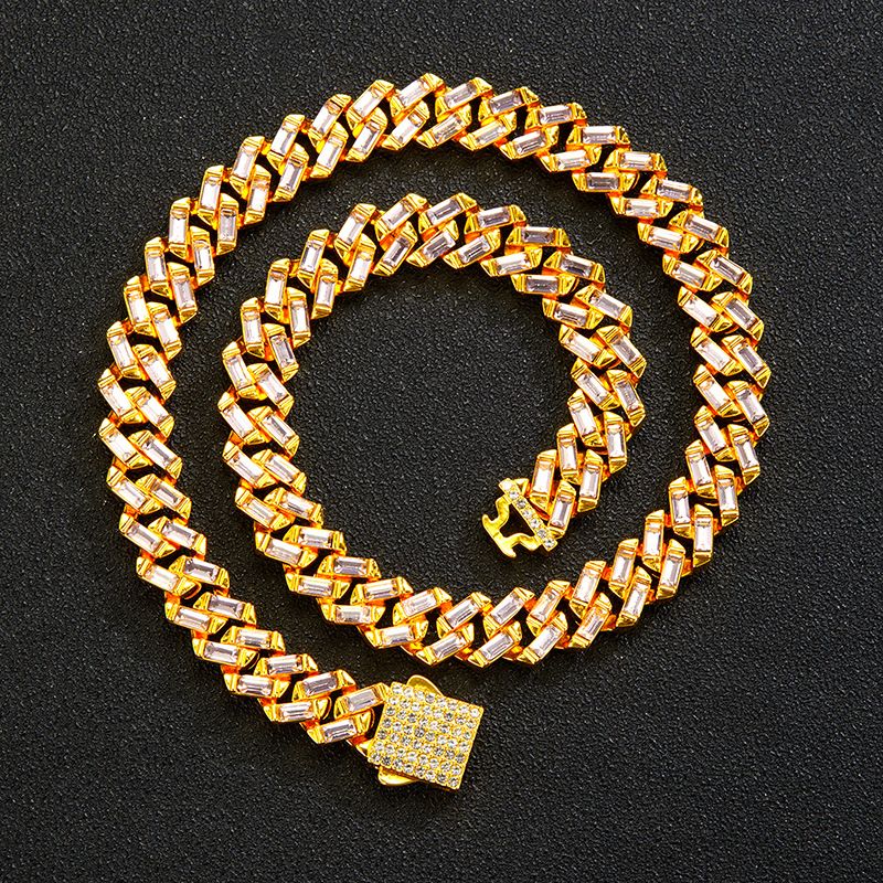 Fashion Geometric Alloy Inlay Rhinestones Unisex Sweater Chain 1 Piece