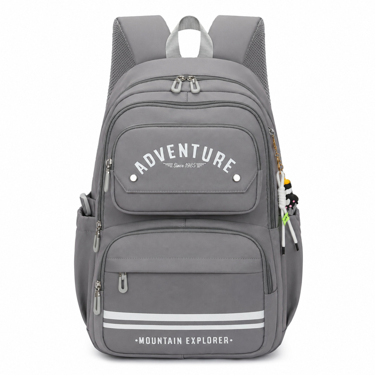 Mochila Escolar Ligera para Primaria Grado 3-6 de Nailon, Expansible y con Protección Espinal para Educación Escolar
