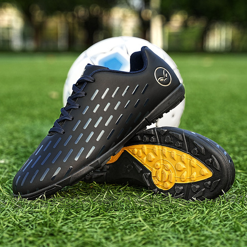 New Low-Top Football Shoes for Middle School Students, Suitable for Both Boys and Girls, Training and Competition Professional Football Shoes for Children, AG Long Nail Laces