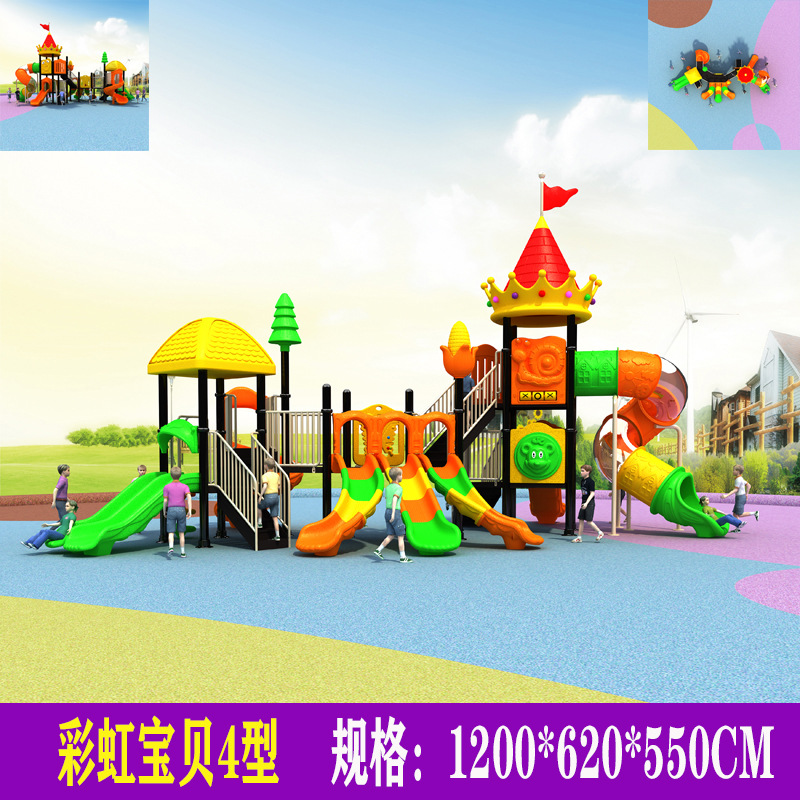 Deslizamiento infantil nuevo deslizamiento de jardín de infantes al aire libre comunidad parque de juegos al aire libre combinación deslizamiento