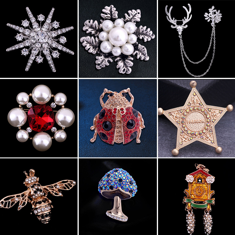 Retro brooch