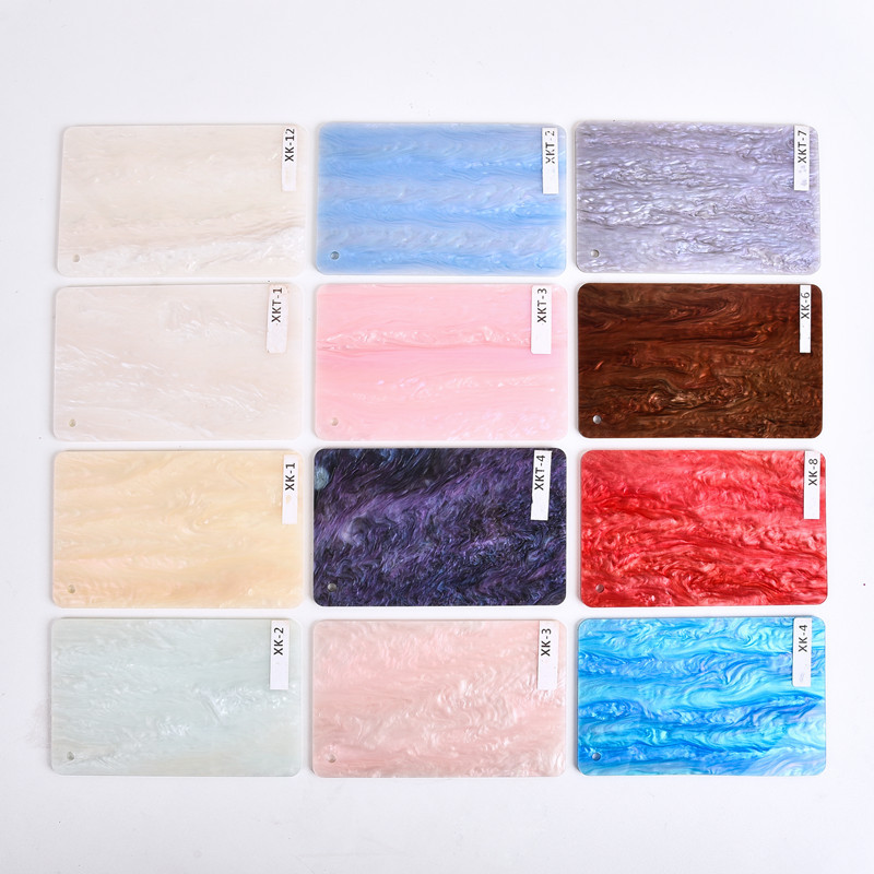 星空贝母亚克力大板 闪粉贝壳纹压克力pmma板 灯饰手机壳配件批发