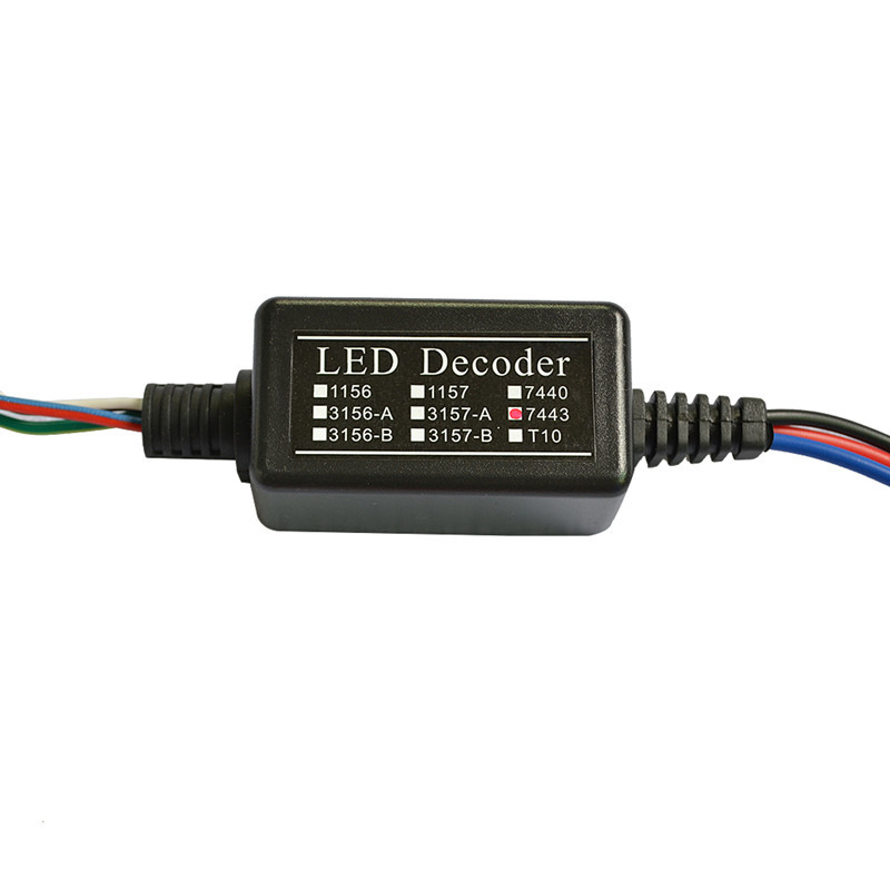 7443 decodificador de faro de automóvil LED