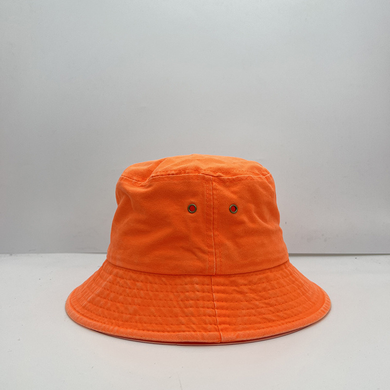 Fluorescente verde cuenca sombrero pareja Four Seasons tablero ligero color caramelo personalidad hip hop moda casual color sólido pescador sombrero frito calle