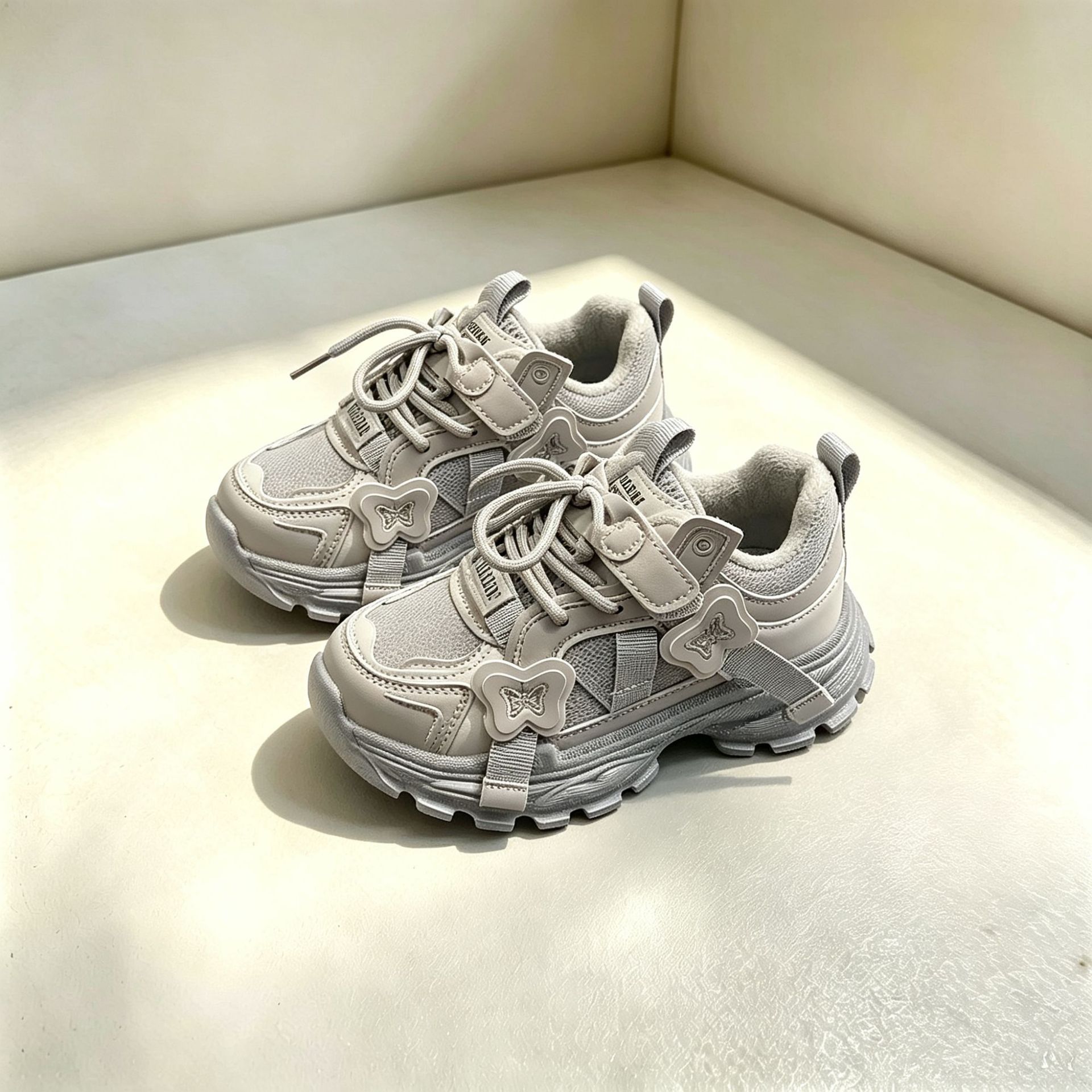Mi Le Chao Niño algodón, zapatos de moda para niños, zapatos deportivos de cuero para niños, zapatos casuales de cuero impermeables image 6