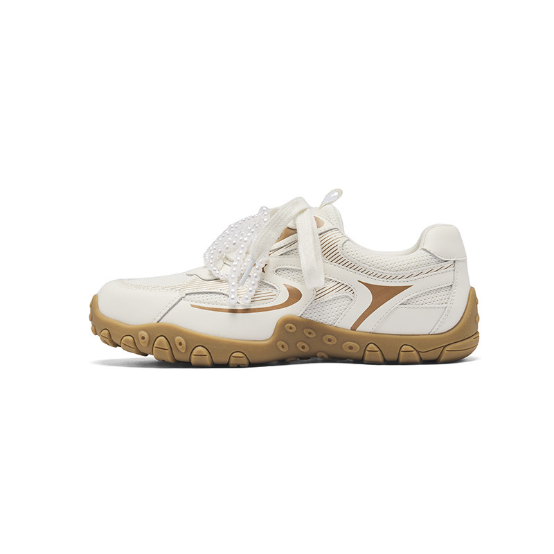 Augu Shi Dengde zapatos de entrenamiento para mujeres 2025 nuevo otoño con suela gruesa y suave, zapatos deportivos de moda, zapatos casuales ligeros