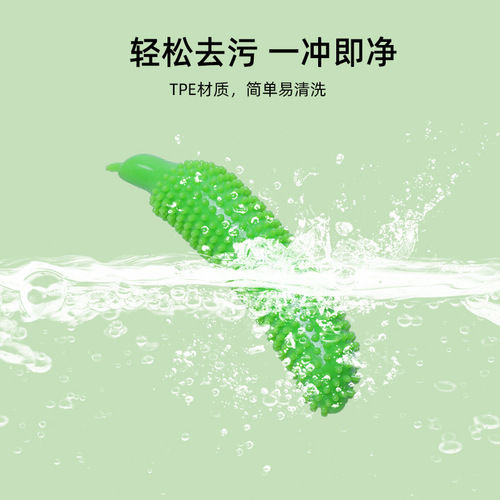 New Pet Toy Green Cucumber Dog Chewing Toy Durable Biting Interactive Dog Toy Training and Boredom Relief Dog Chewing Stick