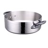 304不鏽鋼鍋錘印鍋商用湯鍋雙耳矮身汁鍋炖鍋厚底鍋高身汁煲