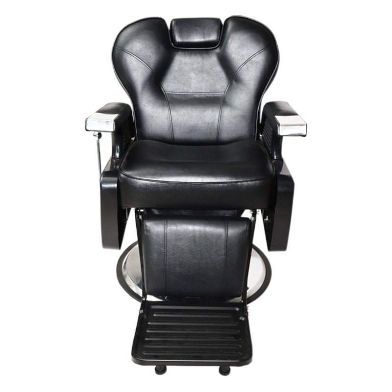 Silla de peluquería y belleza Silla roja neta Silla de peluquería Silla de peluquería especial para peluquería Silla de cizalla ligera y lujosa