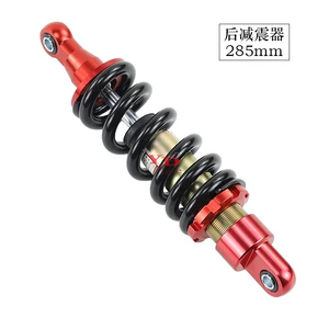 Off-Road Motorcycle 285mm Rear Shock Absorber, 11mm Diameter Spring with Adjustable Atv Front and Rear Universal Shock Absorber