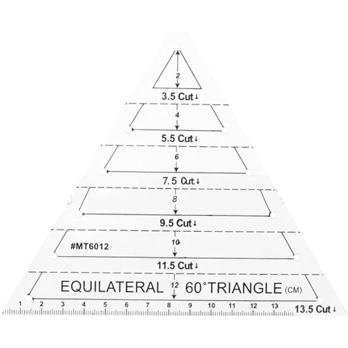 Multifunctional Sewing Patchwork Ruler Acrylic Scale Seam Allowance Scale DIY Handmade Fabric Edge Patchwork Tool
