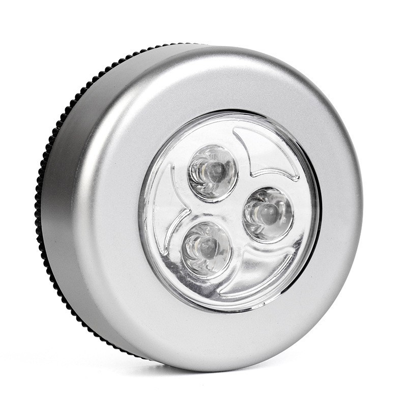 跨境热卖led拍拍灯迷你 床头橱柜触摸灯粘贴干电池楼道应急小夜灯