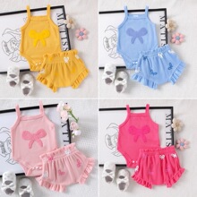 Baby Girls Clothes 0-1YŮӤ�������ǹ���+�̿� 2����Ů����װ
