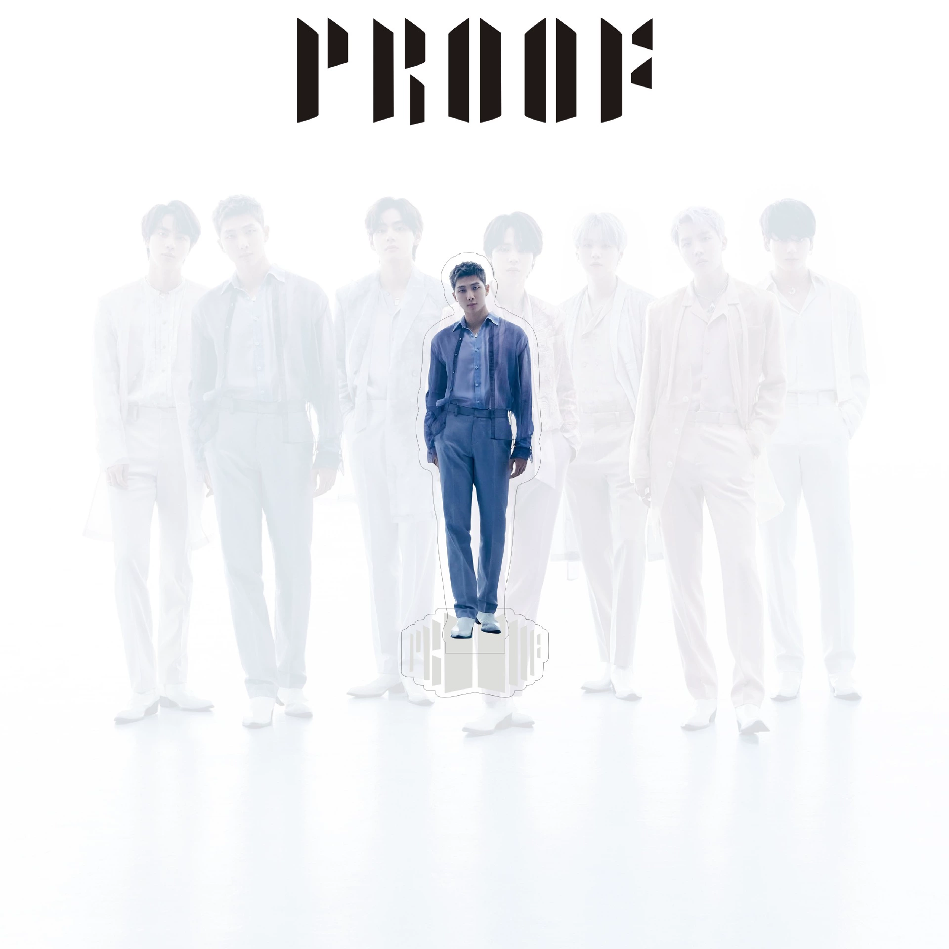 Новый альбом BT Star Youth Group Proof стоит на столе, карточка, новая человекоподобная настольная установка звезда вокруг звезды