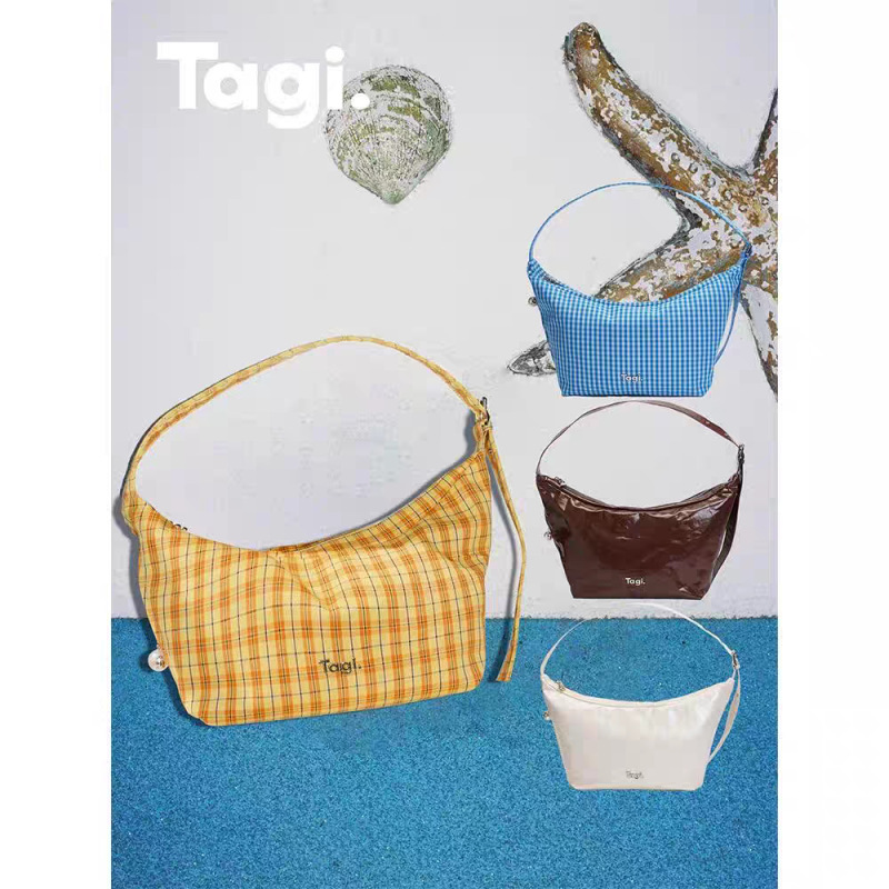 Tagi.《i》帆船想象珍珠大容量防水单肩包通勤斜挎包|undefined