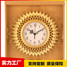 工艺点钻挂钟时尚卧室客厅钟欧式复古钟表创意时钟外贸clock工厂