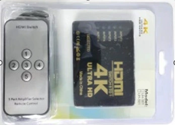 Оптовый конвертер HDMI 3 в 1 из 4K с пультом дистанционного управления инфракрасный переключатель 5