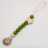 Children's pacifier, silica gel chewy lanyard holder for correct bite