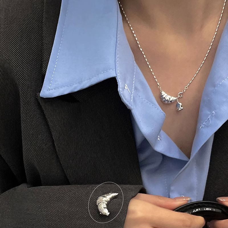 Colar de pérolas de luxo com fecho magnético para mulher_voghion.com