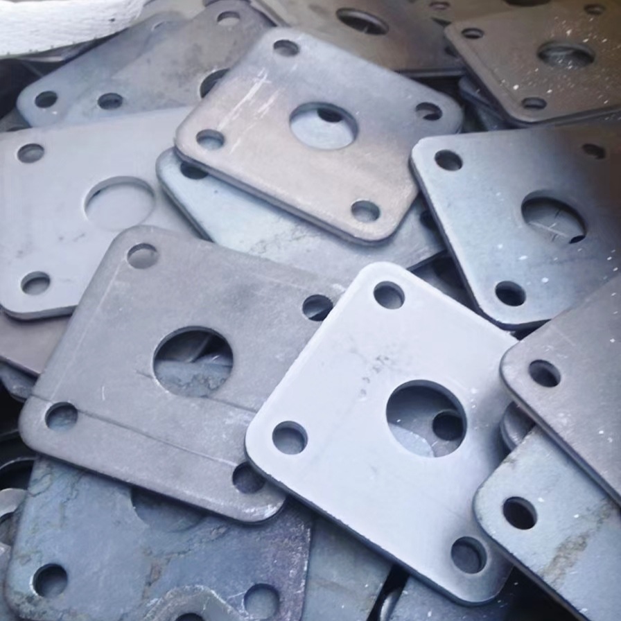 家装建材法兰毛坯 碳钢冲压圆片 异形件 高精度碳钢法兰方形法兰