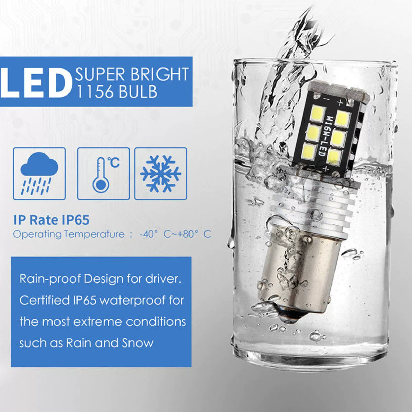 1156 1157 2835 15SMD направленный свет, высокомощный LED автомобильный фонарь, декодирование