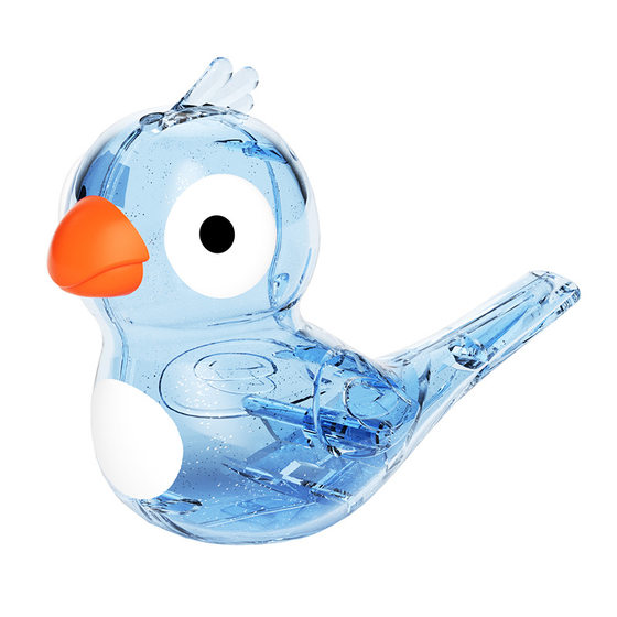 Factory wholesale bird whistle children transparent waterbird children's toys mouth muscle pronunciation training with water whistle toy